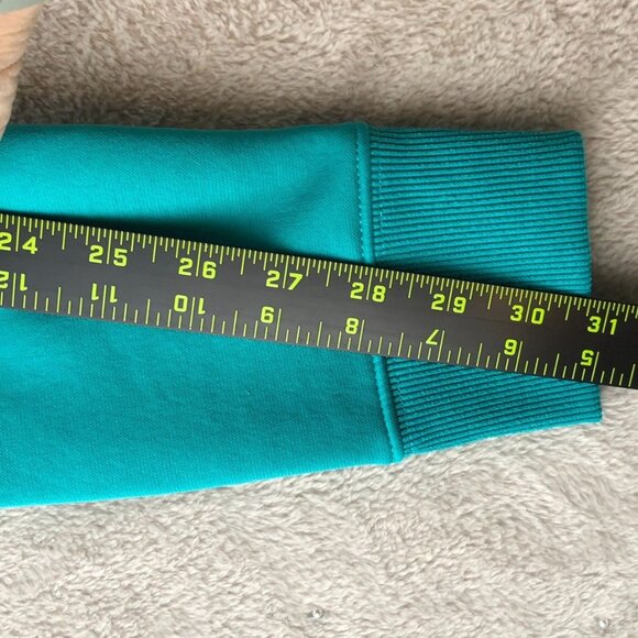 Under Armour Womens Sweatshirt Medium Loose Fit Turquoise Crew Neck Pullover - Picture 8 of 14